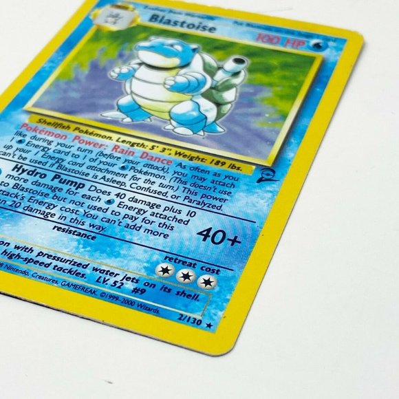 2000 Blastoise Pokémon Card Holographic Rare Base - Picture 3 of 12